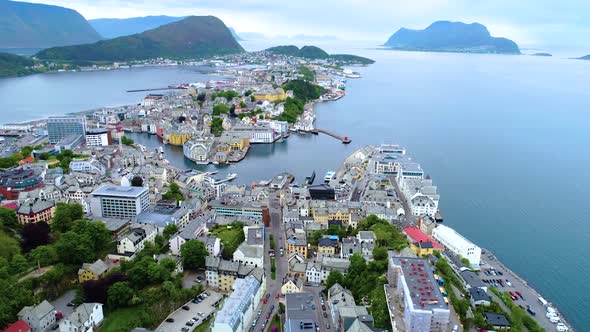 City of Alesund Norway alt