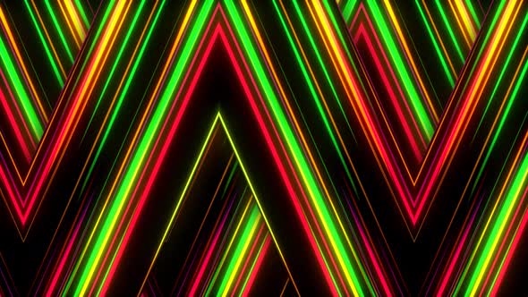 Abstract Smooth Stripes Colorful Background