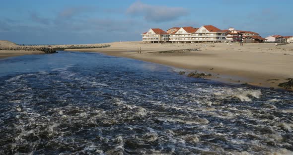The Courant de Soustons, Vieux Boucau les Bains, Landes department, Nouvelle Aquitaine, France alt