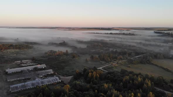 12 Morning Fogs In The Fields