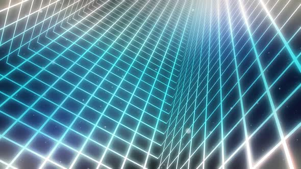 Grid Plane With Horizon Line alt