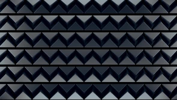 Abstract Moving Pyramids Pattern Background