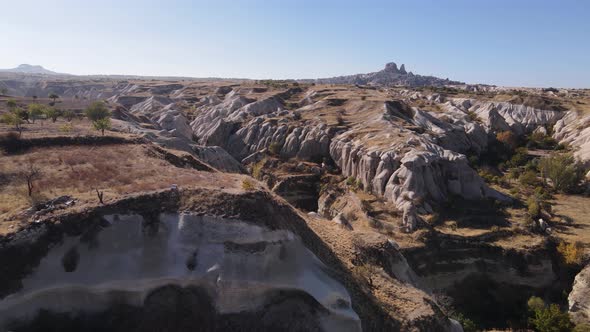 Cappadocia Landscape Aerial View. Turkey. Goreme National Park alt