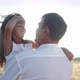 Close Up Portrait of Cute Beautiful Girl Hugging Father in Nature Outdoors - VideoHive Item for Sale