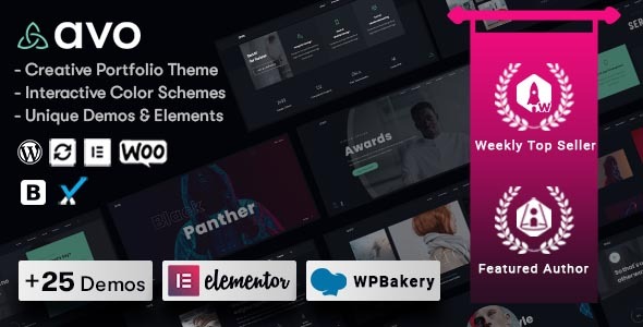 Avo Creative Portfolio Agency Wordpress Theme By Themescamp Themeforest