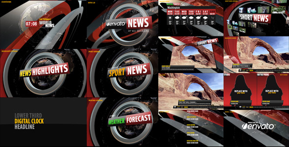 News Broadcast Design - VideoHive 3240015