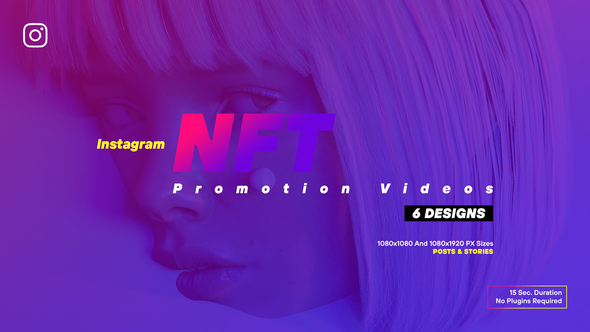 NFT Promotion Instagram V122 Product Promo template preview