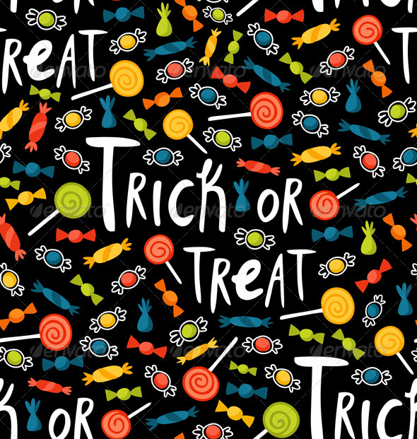 Trick-or-treat Pattern - Patterns Decorative