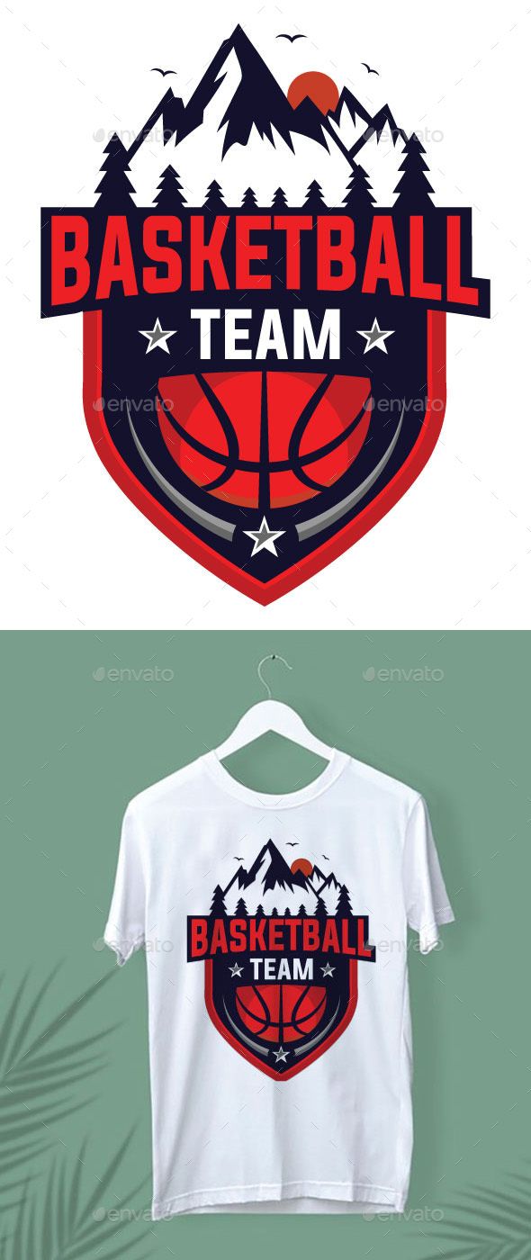 Basketball Team T-Shirt Design