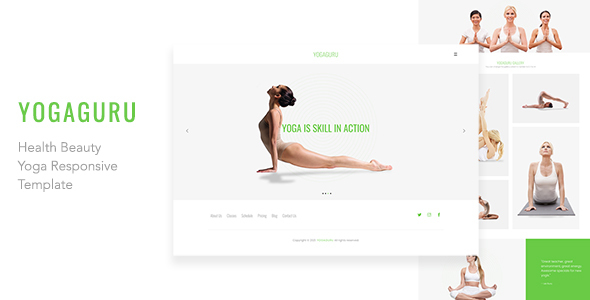 YOGAGURU — Health Beauty & Yoga Template