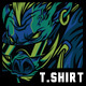 Unbeatable Big Beast Techwear Mutant T-Shirt Design Template