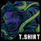 Injected Strength Techwear Mutant T-Shirt Design Template