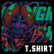 Astrolight Techwear Mutant T-Shirt Design Template