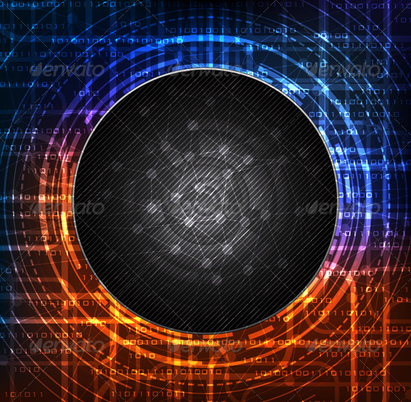 Futuristic background - Technology Conceptual