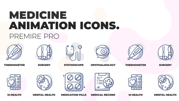 Medicine - Animation Icons (MOGRT)