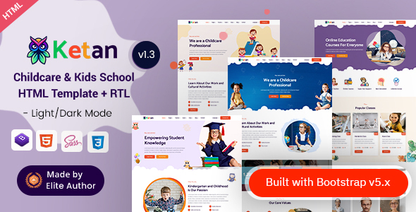 Super Ketan - Childcare & Kids School HTML Template