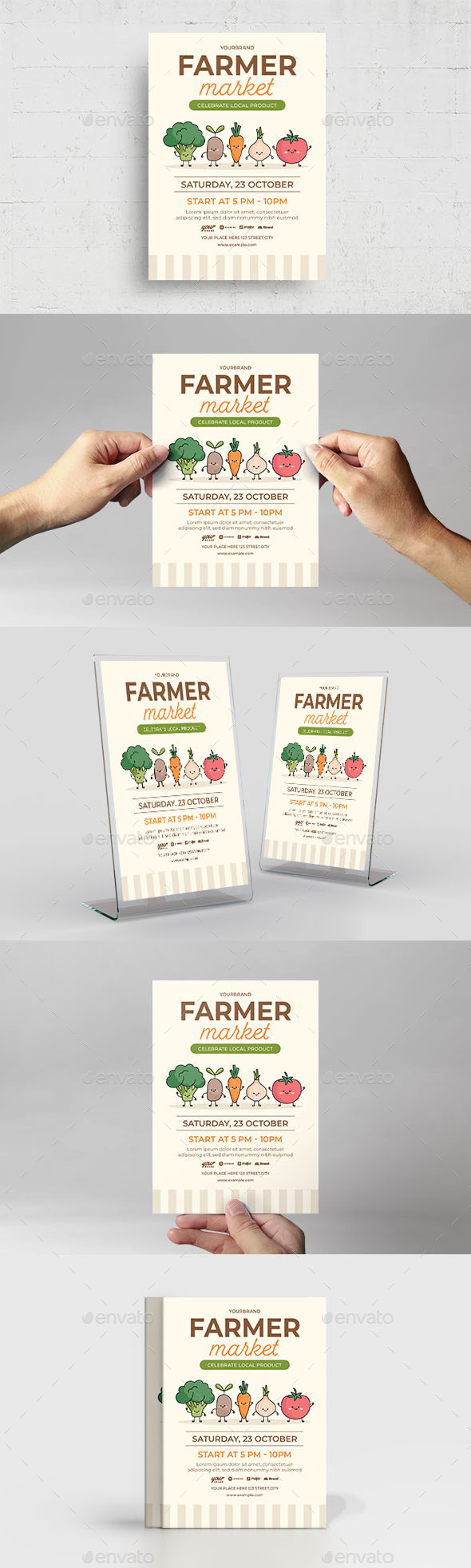 Farmers Market Veggie Flyer