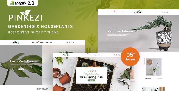 Pinkezi – Gardening & Houseplants Responsive Shopify Theme