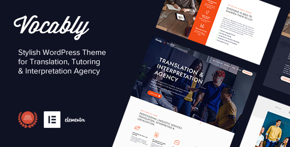 Vocably - Translation & Interpretation Agency Theme
