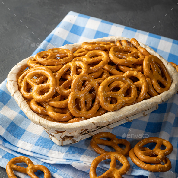 Salted Hard Pretzels. Stock Photo by Ivanoff_Dm PhotoDune