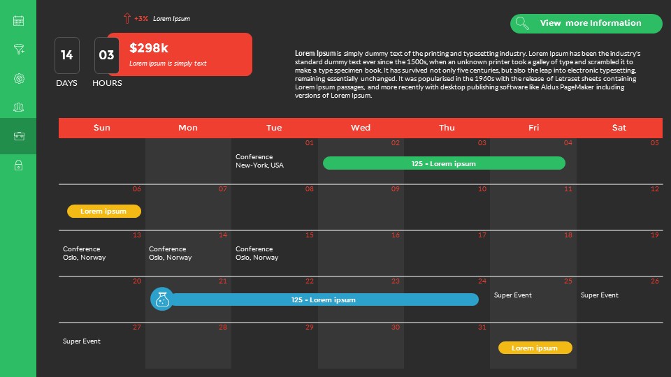 Data Dashboards PowerPoint Presentation Template, Presentation Templates