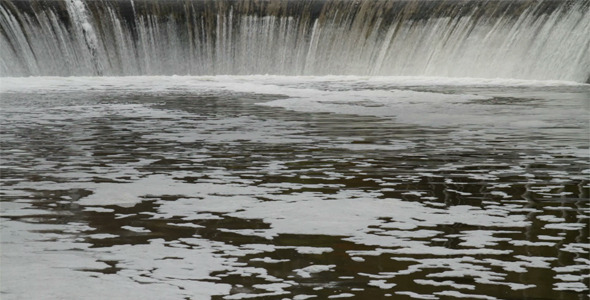 Waterfall From a Dam