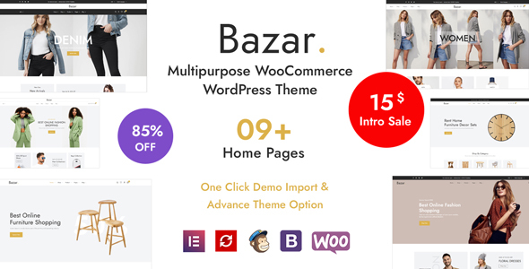 Bazar - Multipurpose WooCommerce WordPress Theme