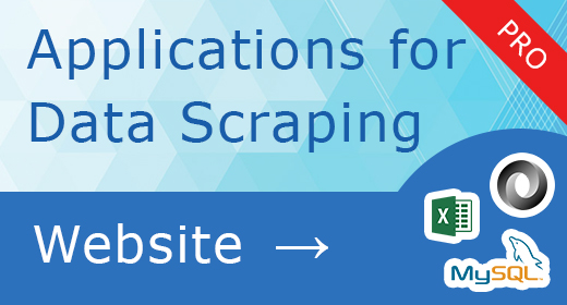 Data scraping applications