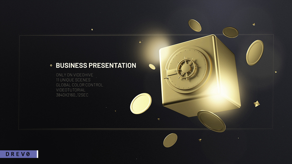 Business Presentation 4K/ Online Games/ Luxury/ Casino/ Hotel/ Gold/ Icons/ Elegant/ Platinum/ Event