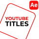Youtube Titles Youtube Titles - VideoHive Item for Sale