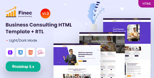 Finec - Business Consulting Bootstrap 5 Template