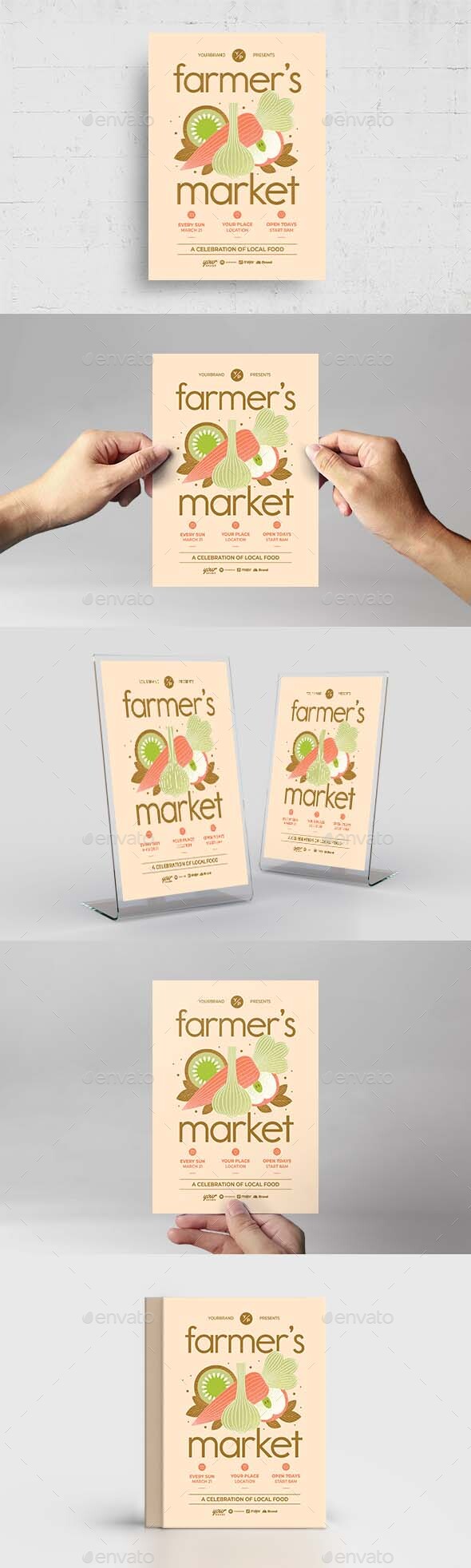 Minimal Farmers Market Flyer