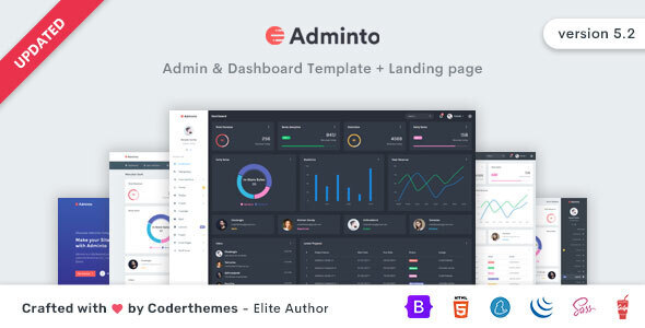 Awesome Adminto - Admin Dashboard Template