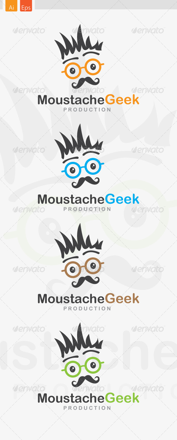 MoustacheGeek Logo Template - Humans Logo Templates