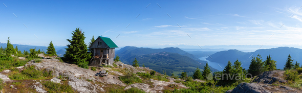 Panoramic View of Tin Hat Cabin