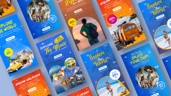 Travel Promo Stories Pack
