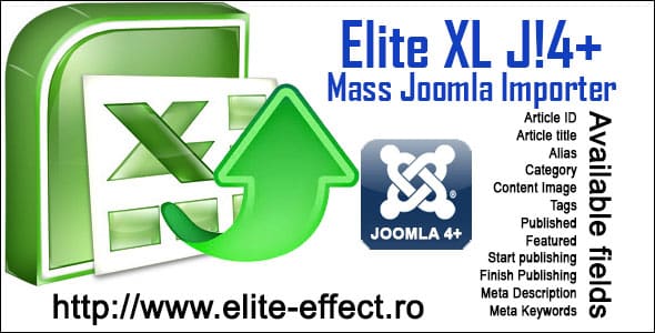 [DOWNLOAD]Elite-XL J!4+ Joomla 4x Mass Content Importer