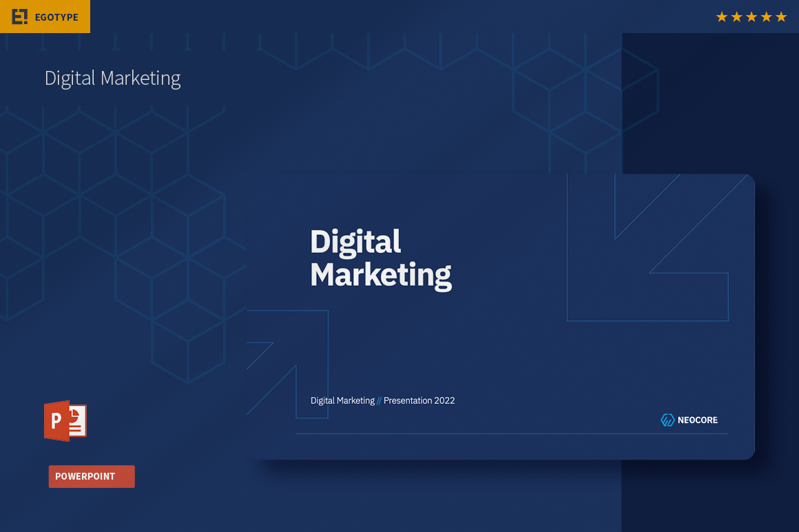 Digital Marketing Powerpoint Presentation, Presentation Templates