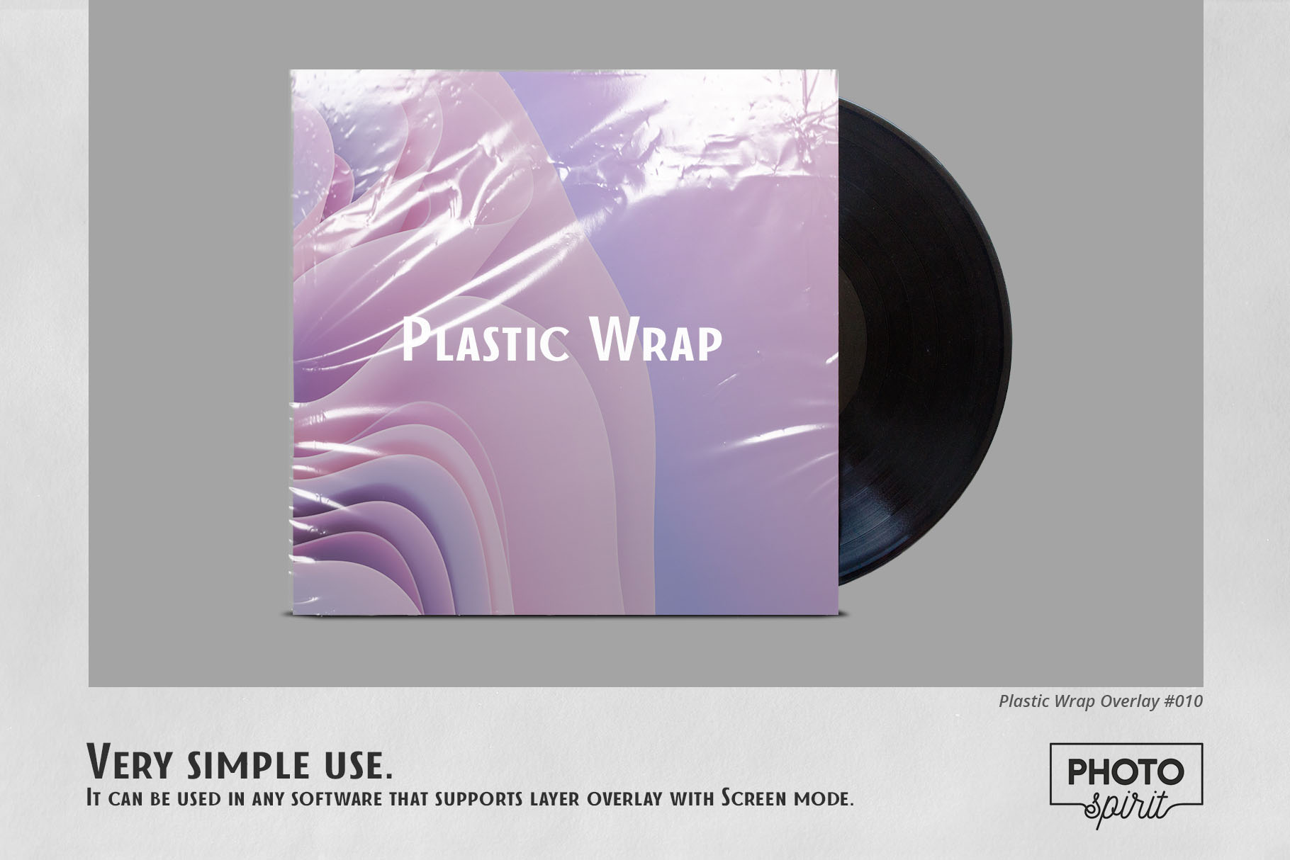 Plastic Wrap Effect Overlays, Addons GraphicRiver