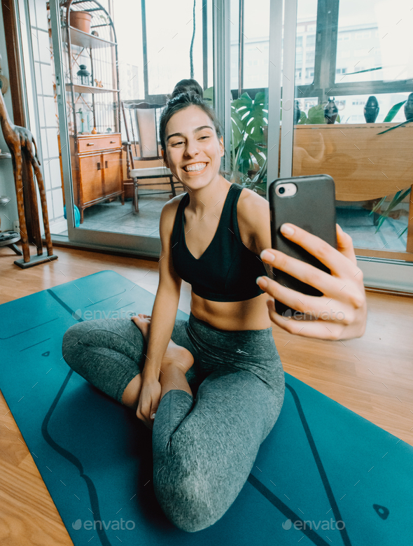 Woman doing Lotus pose. The concept of Healthy lifestyle. icon for