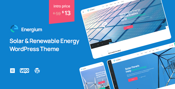 Energium | Solar & Renewable Energy WordPress Theme
