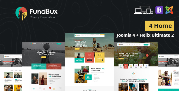 FundBux – Charity & Fundraise Joomla 4 Template