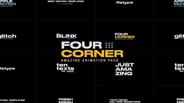 Four Corner Title Pack