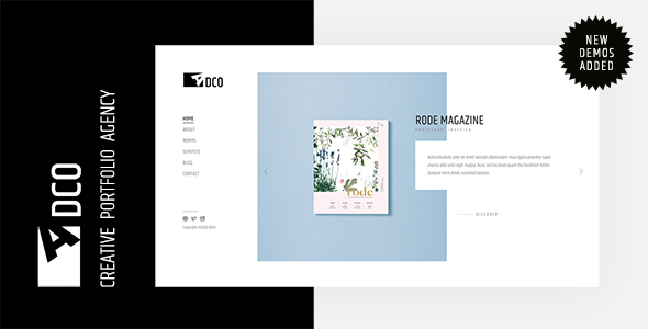 ADCO - Creative Portfolio Agency Template