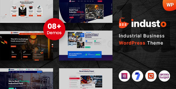 Industo – Industrial Industry & Factory WP