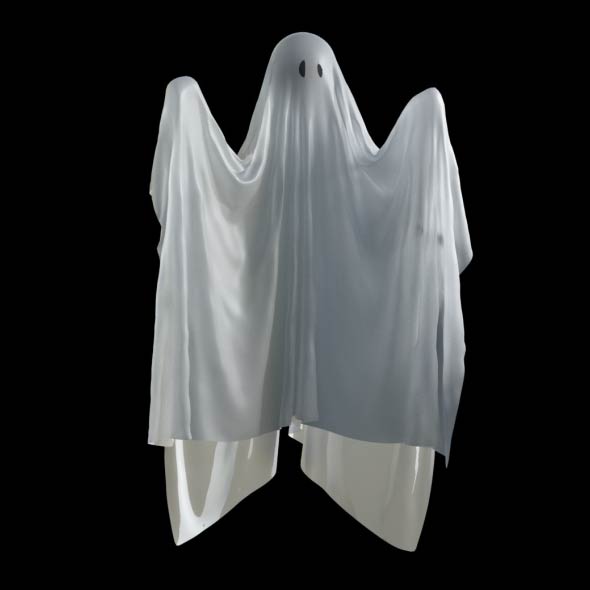 High Poly Ghost Model by berkerdag | 3DOcean
