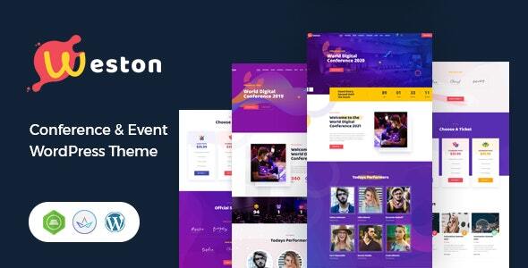 Weston - Conference & Event WordPress Theme by template_path | ThemeForest