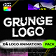 Logo Reveal Pack - Grunge Intros - VideoHive Item for Sale