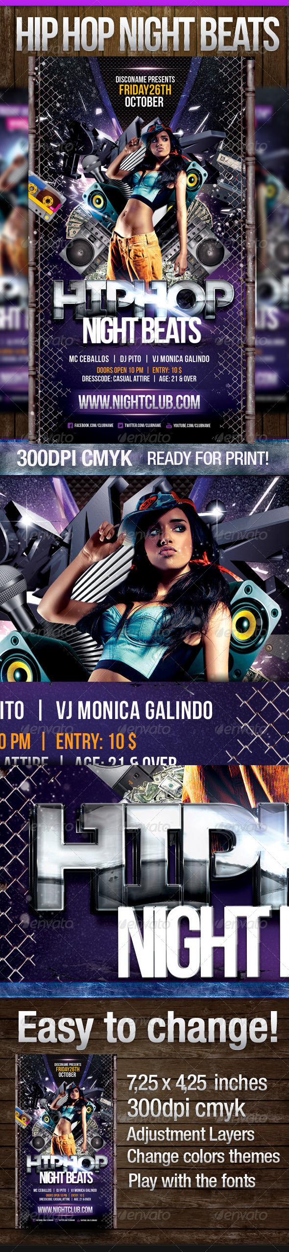 HipHop Night Beats - Clubs & Parties Events