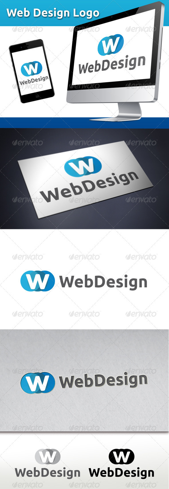 Web Design Logo 1 - Letters Logo Templates